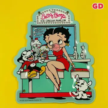 Betty Boop 베티 부프 플레이트 메탈 아메리칸 잡화 No.GD