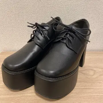 [ Mafmof ] 마프모프 통굽 옥스퍼드 신발 블랙 L 사이즈