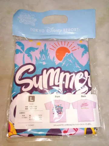 도쿄 디즈니 미세스 그린애플 T셔츠 콜라보 L사이즈