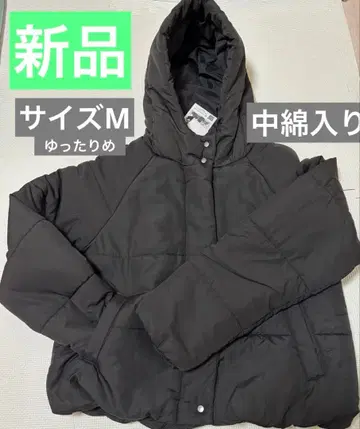 Lutique 후드 부착 블랙 점퍼