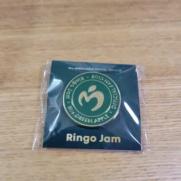 Mrs. GREEN APPLE Ringo Jam 골드 핀 배지