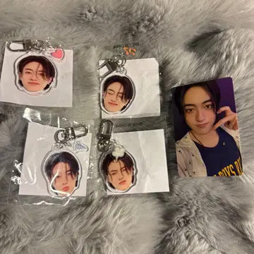 보물 하루토 얼굴 아크링 키링 컴프 럭키 카드