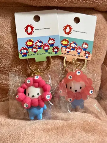 포차코 컬러&클리어 변신 입체 미야쿠미야쿠 키링 [커버 1개 포함]