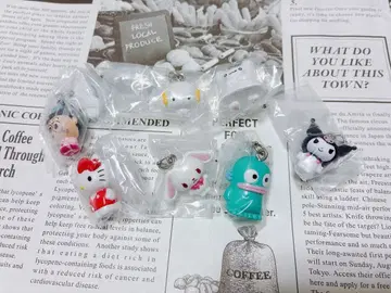 산리오 가챠 메지루시 액세서리 컬렉션 일괄 판매 7세트