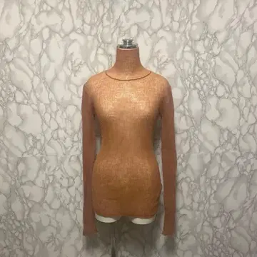 고품질 AURALEE 오라리 모헤어 100% 터틀넥 니트 일본제