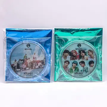 MAZZEL ROUND1 콜라보 코스터 전원