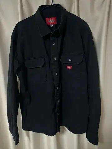 Dickies 블랙 긴팔 셔츠 L 사이즈