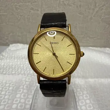 SEIKO 골드 아날로그 손목시계