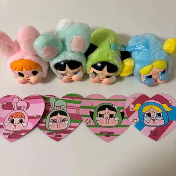 POPMART CRYBABY 파워퍼프걸스 4종 세트