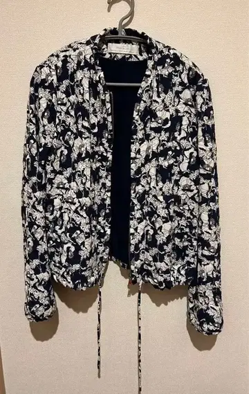 ZARA 꽃무늬 노카라 자켓 셋업