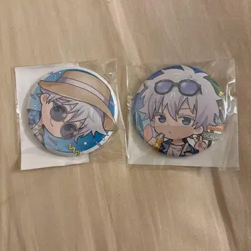 마루쿠지 주술회전 Aloha vibes 고죠 사토루 AB 캔뱃지 세트