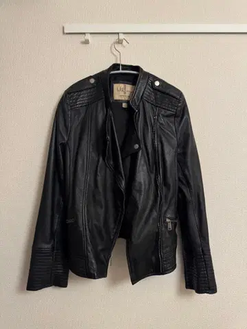 Wilson 블랙 라이더 자켓 가죽 바이커 자켓