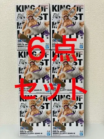 원피스 KING OF ARTIST 루피 GEAR 5 III 6개 세트