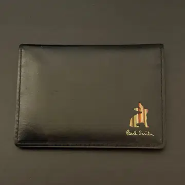폴 스미스 블랙 토끼 교통카드 지갑