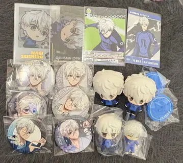 나기 세이시로 묶음 판매 미니 피규어 캔뱃지 잠자는 대