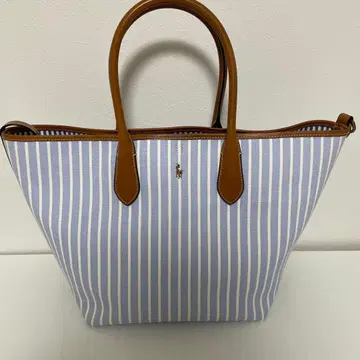 폴로 랄프로렌 벨트 토트 스트라이프 리버서블