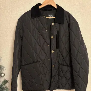 ZARA 블랙 퀼팅 자켓 M