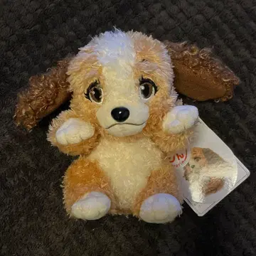 디즈니 레이디 굴러다니는 봉제 인형 미사용 새상품 택 포함