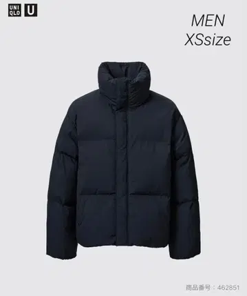 [ 즉시 구매 가능 ] UNIQLO U/패디드 볼륨 자켓/블랙/블랙/xs