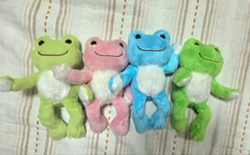 개구리 피클스 봉제 인형 4체 세트