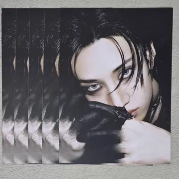 스키즈 방찬 사진 보드 5개 세트 일반ver 솔로 포스터