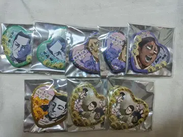 골든 카무이 하트형 캔뱃지 8개 세트