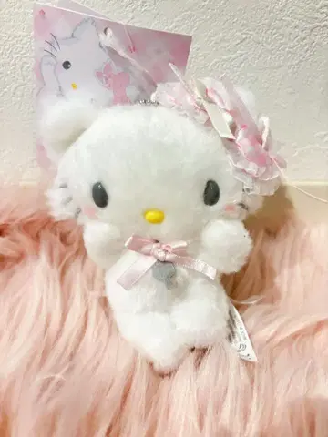 산리오 챠미키티 마스코트 홀더 키링 봉제 인형