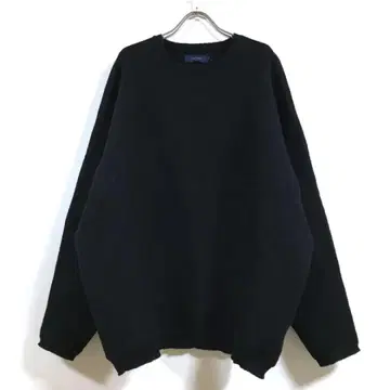 새상품 돌먼 빅 실루엣 니트 스웨터 남성용 블랙 L