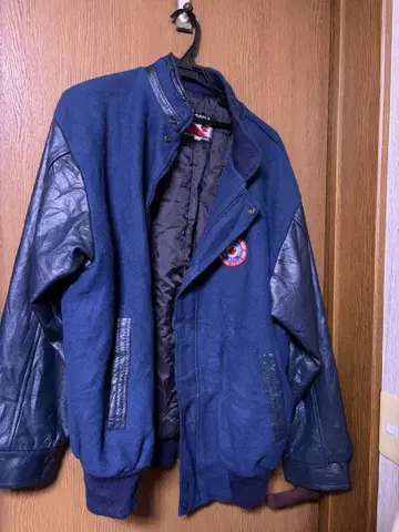 네이비 바시티 자켓 XL/TG