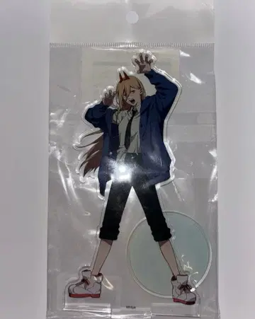 [ 미개봉 새상품 ] TSUTAYA 체인소 맨 파워 아크릴 스탠드