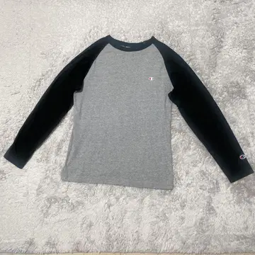 [ champion ] 챔피온 (M) 긴팔 T셔츠 원 포인트 투톤 컬러