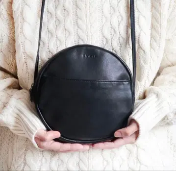 Rinori 리노리 라프 서클형 천연 가죽 숄더백 일본제