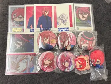 치기리 효마 블루 록 캔뱃지 클리어 카드 파샤코레 앞머리 클립