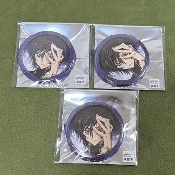 코드기어스 트레이딩 캔뱃지 를르슈 3개