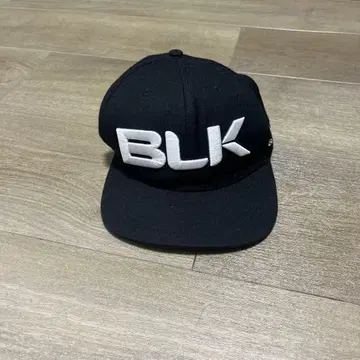 BLK 블랙 캡 BLK 로고