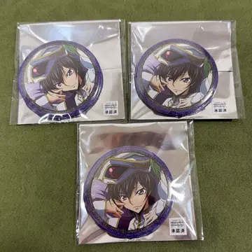 코드기어스 트레이딩 캔뱃지 를르슈 3개