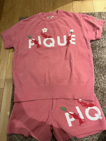 gelato pique 피크민 자수 룸웨어 상하의 세트