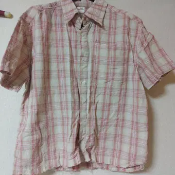 countrymoment 반팔 체크 셔츠 S 사이즈