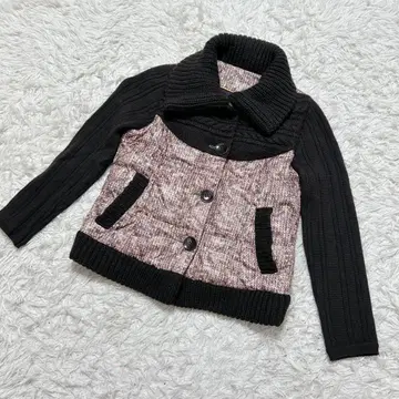 [ c6837 ] 다운 자켓 긴팔 니트 도킹