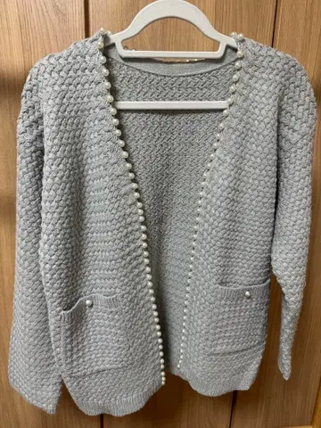 rope picnic 가디건 그레이 펄 38