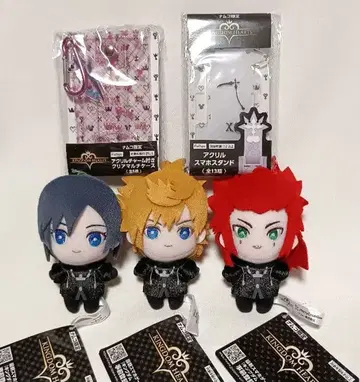 킹덤하츠 마스코트 봉제 인형, 클리어 멀티 케이스, 스마트폰 스탠드 2