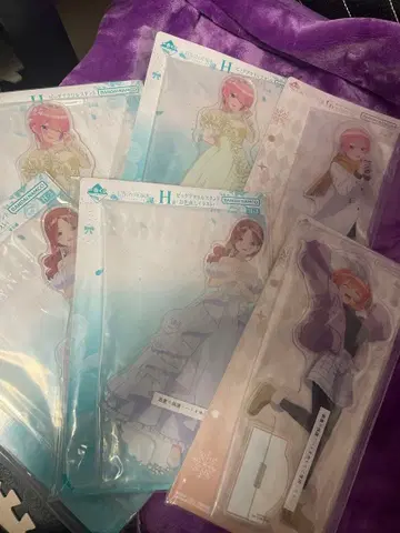 [ 5등분의 신부 ] 제일복권, 빅 아크릴 스탠드, 6개 세트