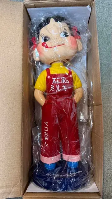 미사용 새상품 후지야 100주년 기념 복각판 페코짱 인형