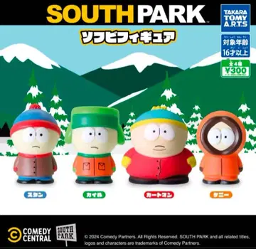 타카라토미아츠 사우스 파크 소프트 비닐 피규어 전 4종 가챠