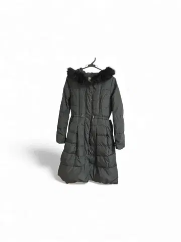 후드 부착 롱 다운 자켓