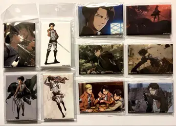 진격의 거인 리바이 200경 스퀘어 캔뱃지 종합 세트 1