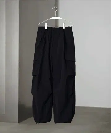 WYM LIDNM UTILITY TECH CARGO 블랙 카고 팬츠