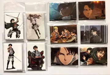 진격의 거인 리바이 200경 스퀘어 캔뱃지 종합 세트 2