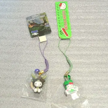 지역 한정 키티 스트랩 홋카이도 한정판 에공 사슴 아스파라거스 2