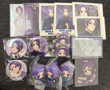 미카게 레오 블루 록 앞머리 클립 캔뱃지 파샤코레 지토토